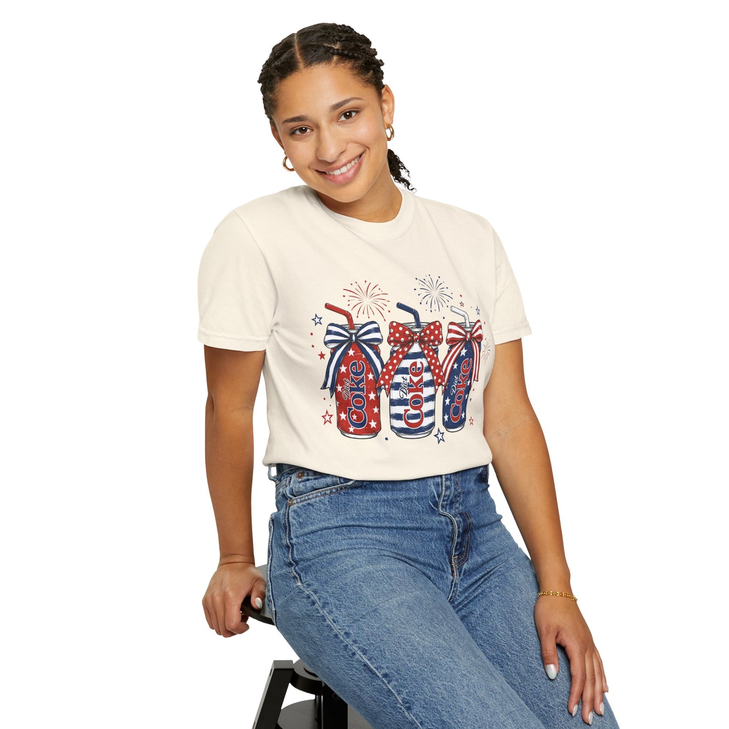 Patriotic Soda Bottles T-Shirt — 4th of July Americana Tee
