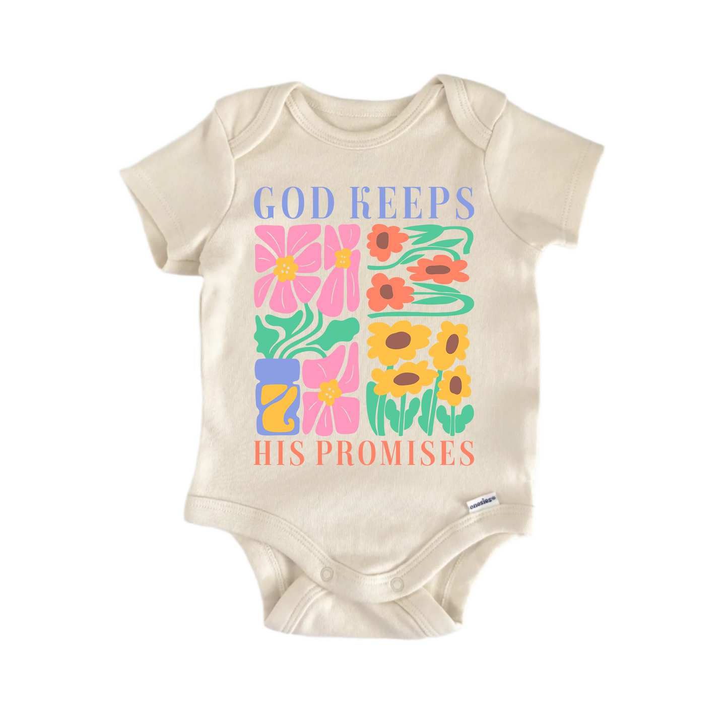 God Keeps His Promises Jesus Christian - Baby Boy Girl Clothes Bodysuit