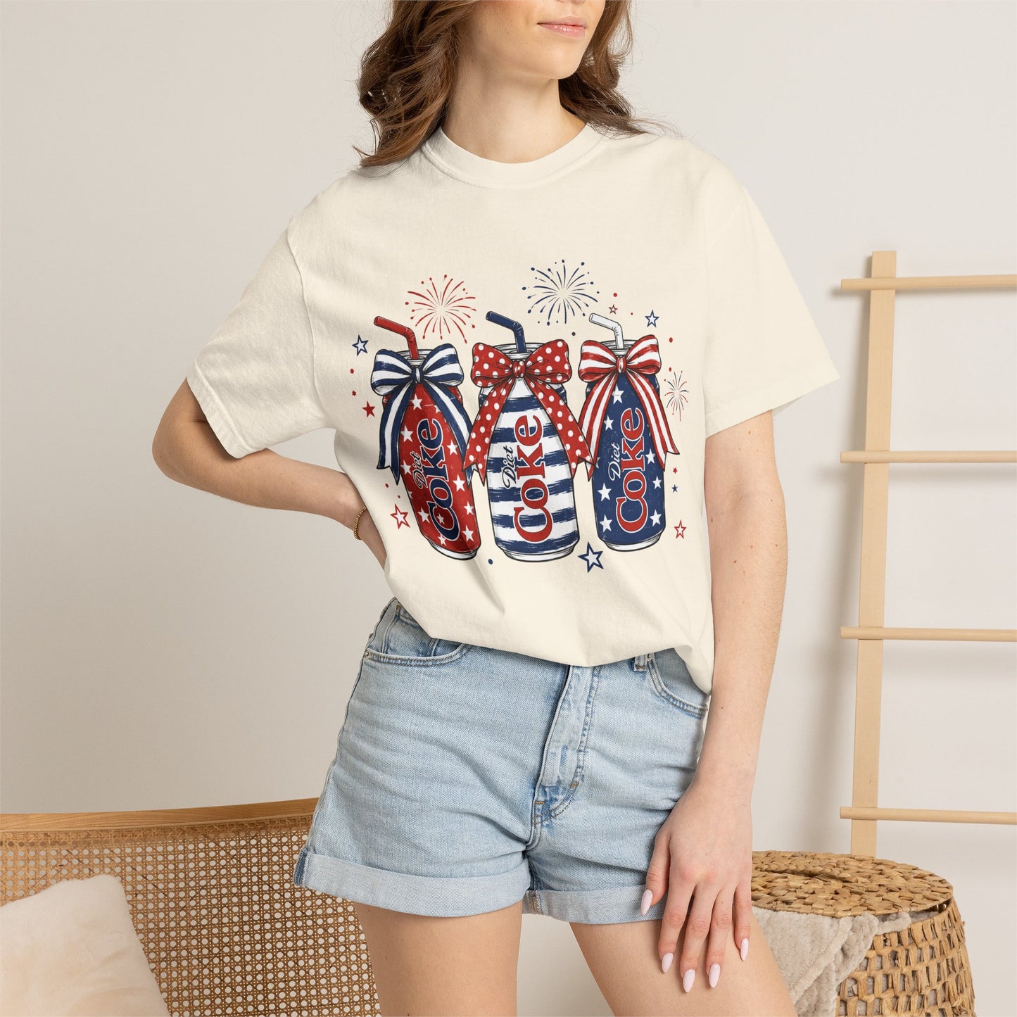 Patriotic Soda Bottles T-Shirt — 4th of July Americana Tee