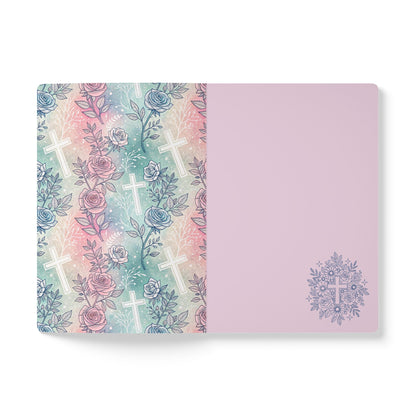 Floral Cross Softcover Journal Prayer & Reflection Notebook