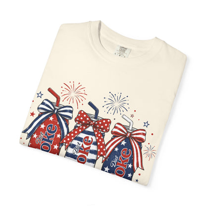 Patriotic Soda Bottles T-Shirt — 4th of July Americana Tee