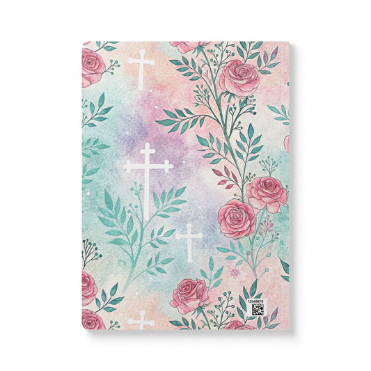 Floral Cross Softcover Journal Prayer & Reflection Notebook